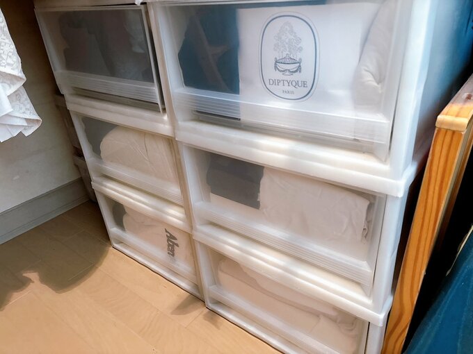 引き出しは80%くらいの整頓具合を目指し、ときどき整えます