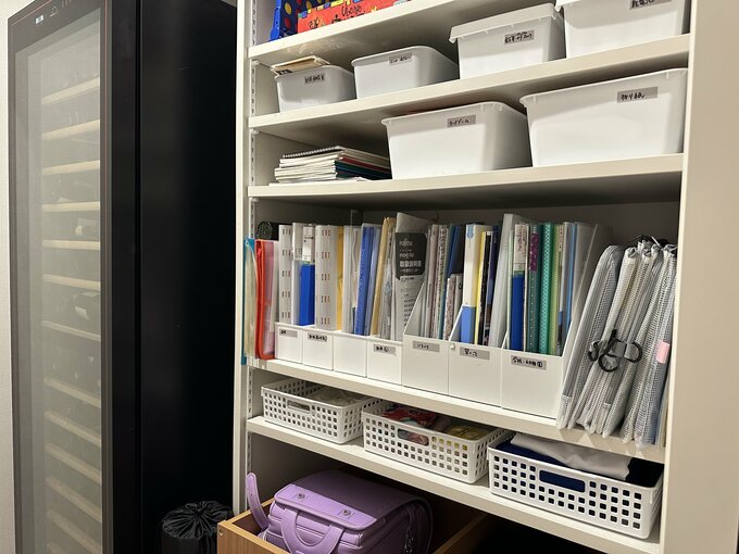 リビングクローゼットの中の様子