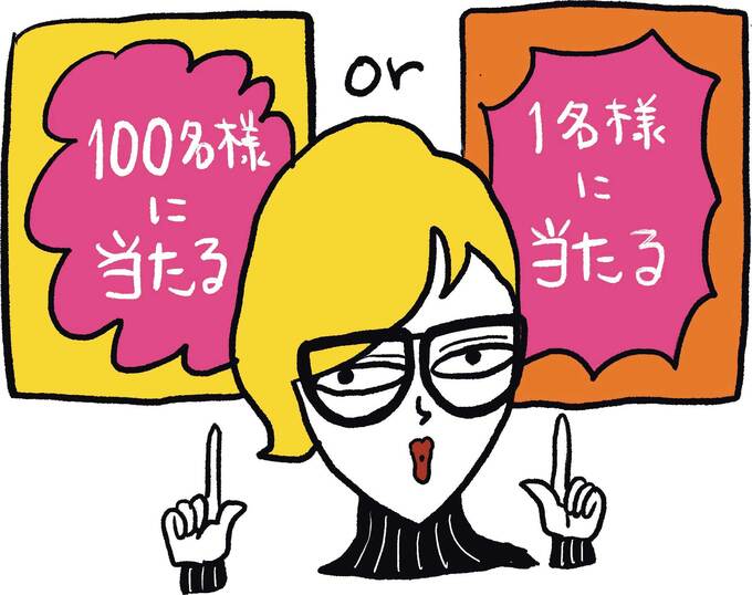 100名OR1名イラスト