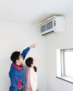 冷気と一緒にカビが部屋に広がるんです