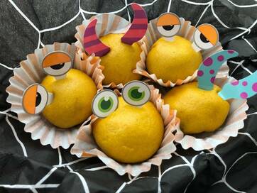 ダイソーのピックと冷凍ストックで気負わずハロウィーン。お弁当やおやつに