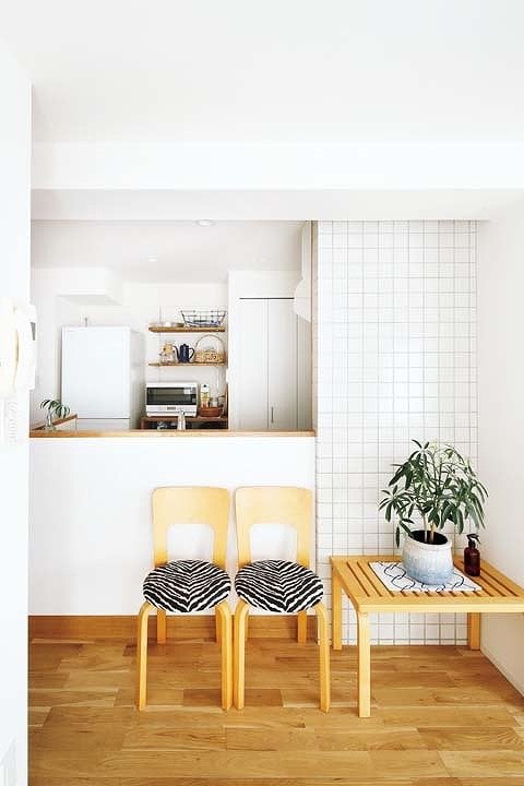 セミオープンでほどよく隠れる対面キッチン