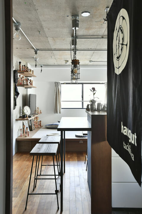 ダイニングキッチンの奥に小上がり