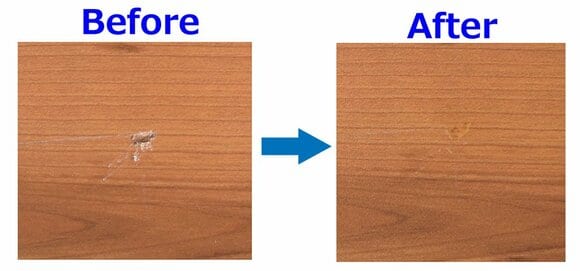 へこみ傷も修復!