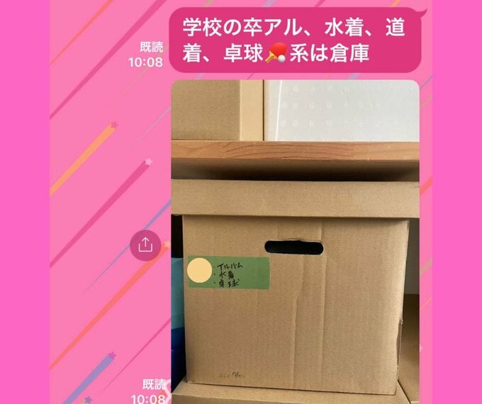 ラベリングして保管