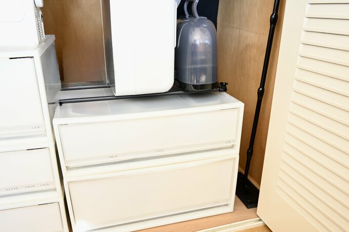 フロアワイパーの収納場所