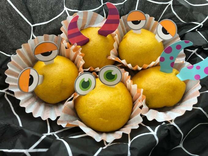 ホットケーキミックスでハロウィーンおやつ