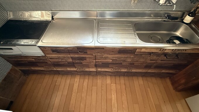 マットがないキッチン