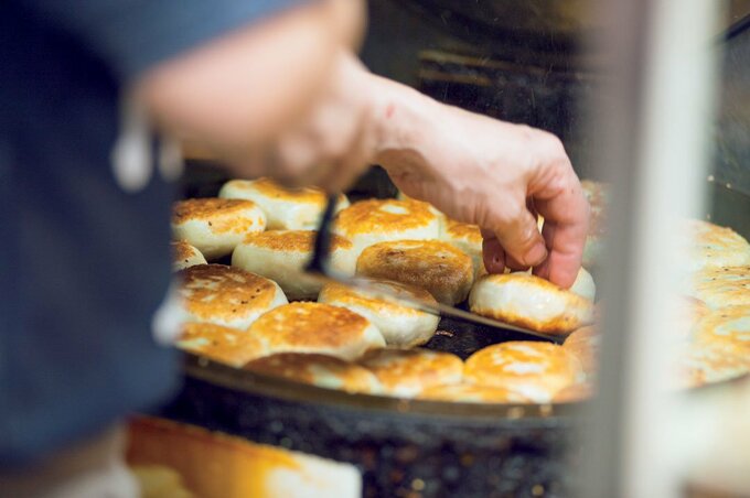 アツアツの“おやき”