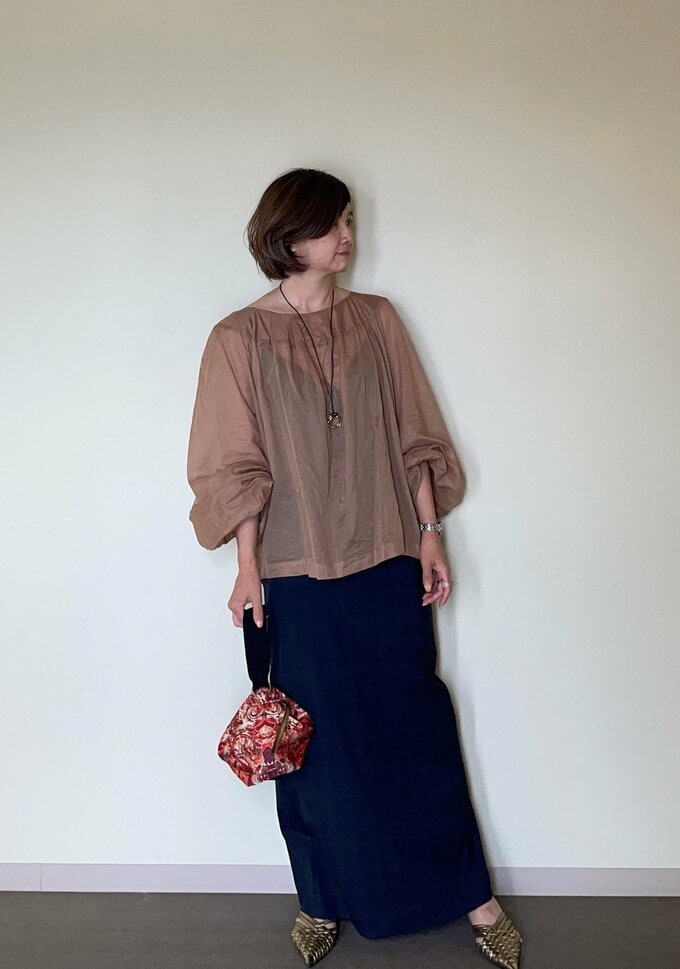 シアートップスコーデ3