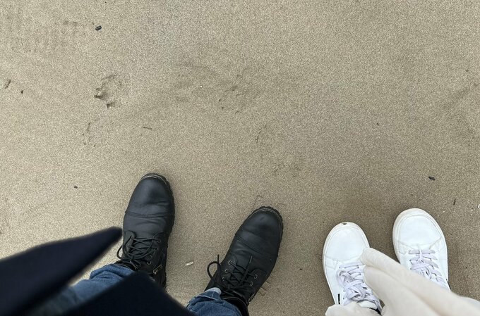 新田由香さんご夫妻　靴