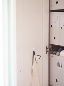 鏡つきのゲタ箱扉裏