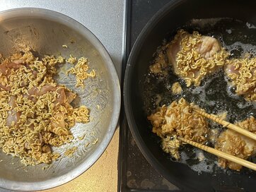 インスタントラーメンがから揚げに！？「サッポロ一番」公式レシピの衝撃ビジュアル、実際につくってみた