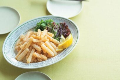 カリッ、ジュワッと食感のフライド大根。おつまみにも最高