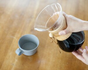 朝食時のコーヒーに。家族4人たっぷり飲める