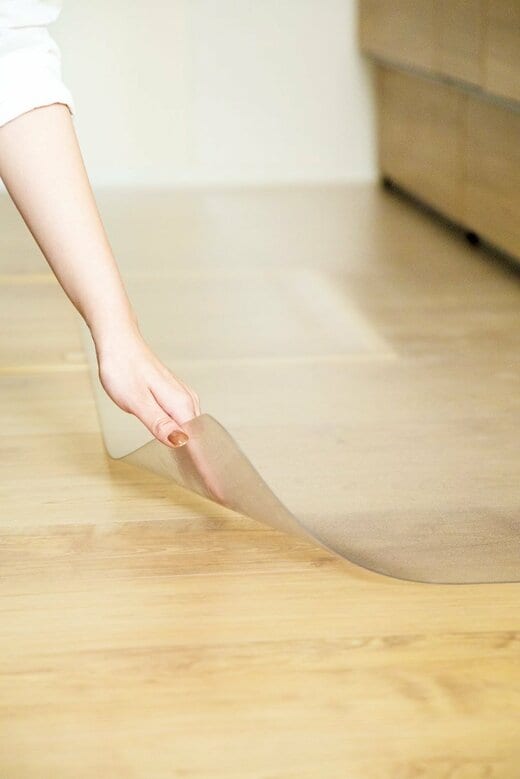 PVC素材のキッチンマット