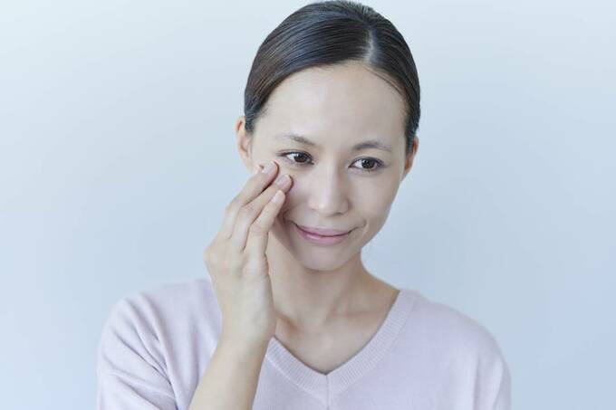 重ね塗りする様子