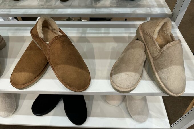ムートン風シューズ