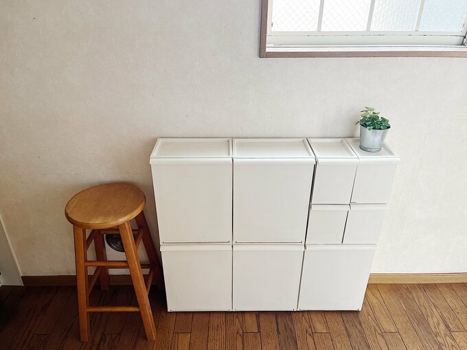 分別ゴミ箱はキッチン一か所に 