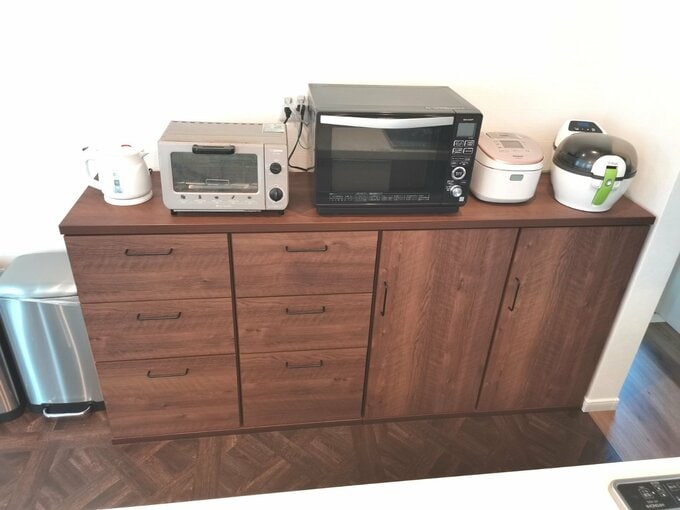 キッチンの食器棚