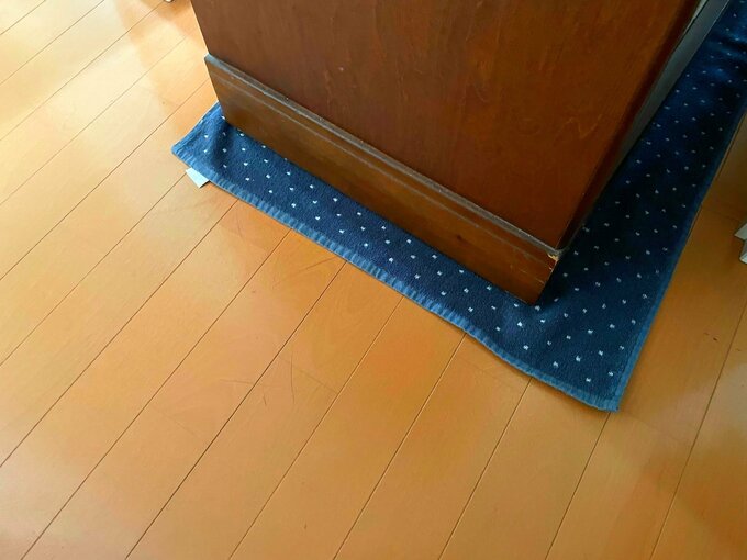 家具がスムーズに動く