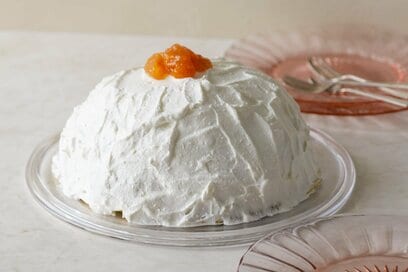 見た目もかわいい！焼かない「かまくら」ケーキ。オーブン不要で失敗知らず