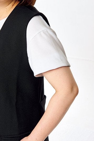 半袖シャツの袖