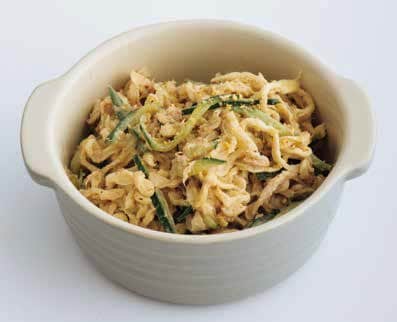 切り干し大根とキュウリのゴママヨあえ