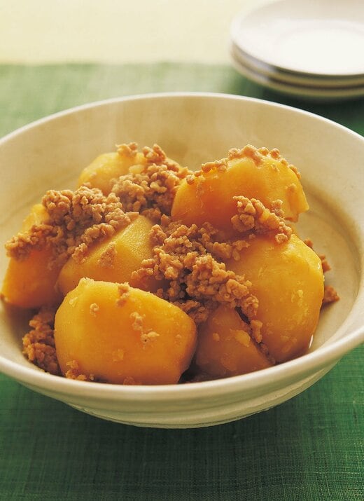 ジャガイモのそぼろ煮