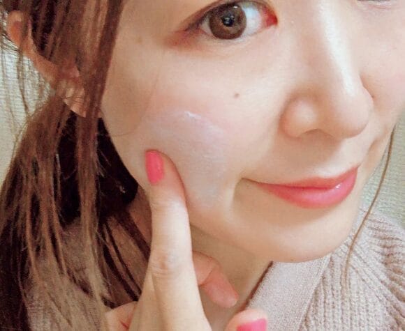 ほっぺにクリーム