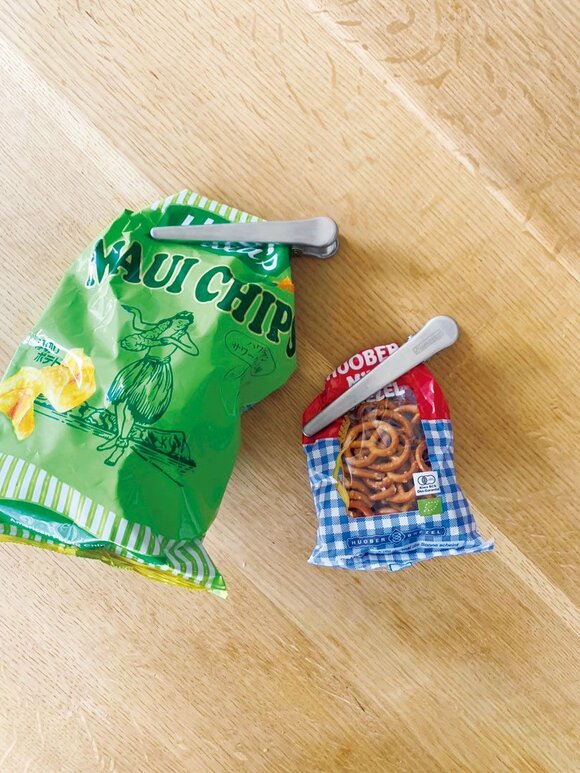 お菓子クリップ