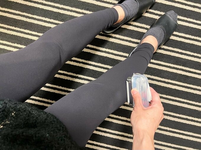 レギンスに使っている様子