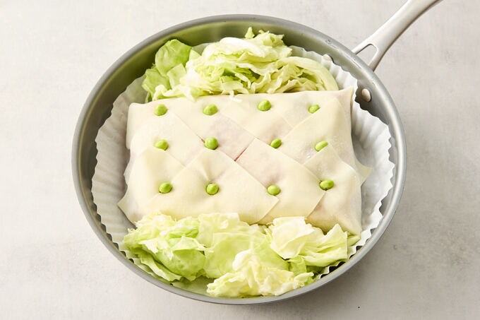 シイタケシューマイ調理過程