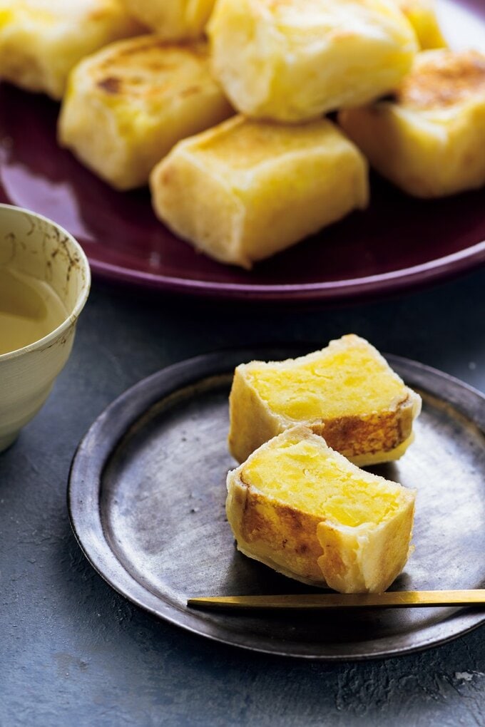 サツマイモのきんつば