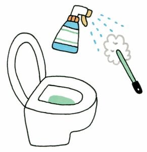 便器をこするトイレブラシはカビやすく要注意