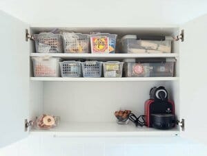 “なにも入っていない棚”ですっきりをラクにキープ