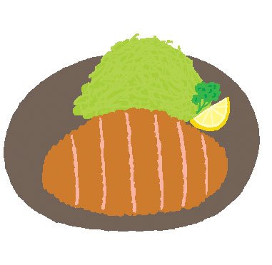 トンカツ、ハンバーグなど