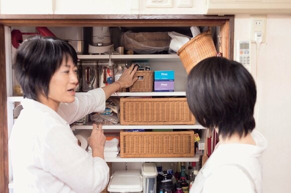 消耗品のストックは家族が把握しやすい場所に