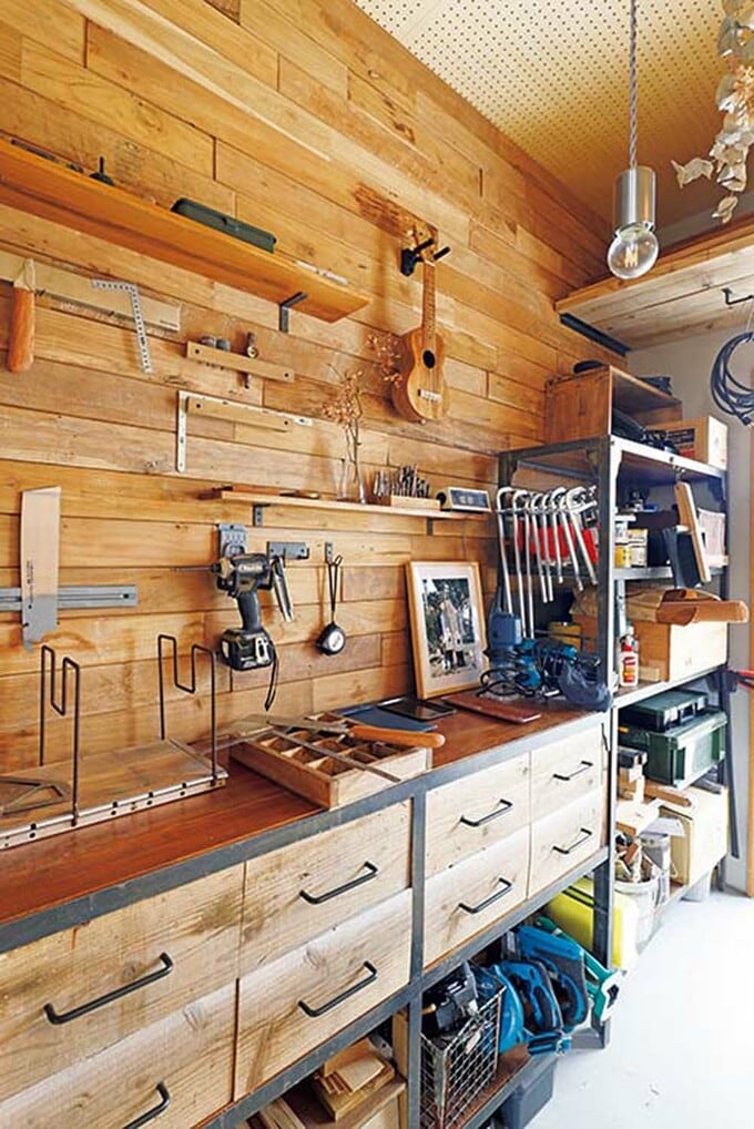 DIYに打ち込めるワークルーム