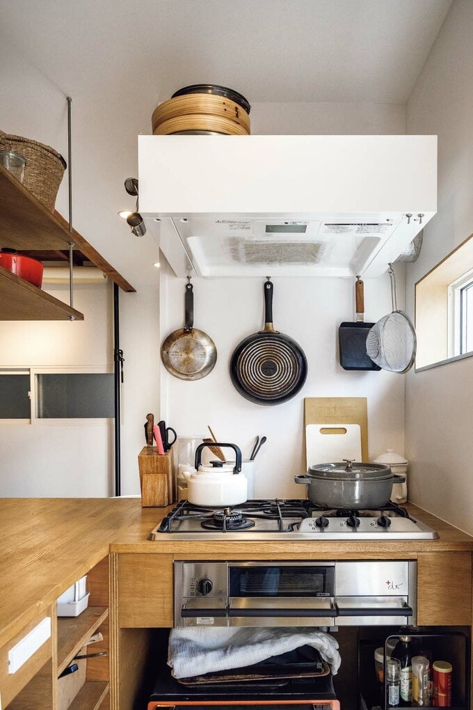 キッチンのコンロ回り