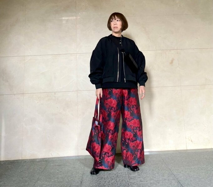 上林恵子さんのファッション