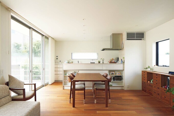 開放感あふれる2階DK