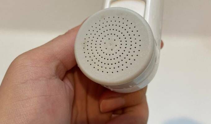 シャワーヘッド掃除後