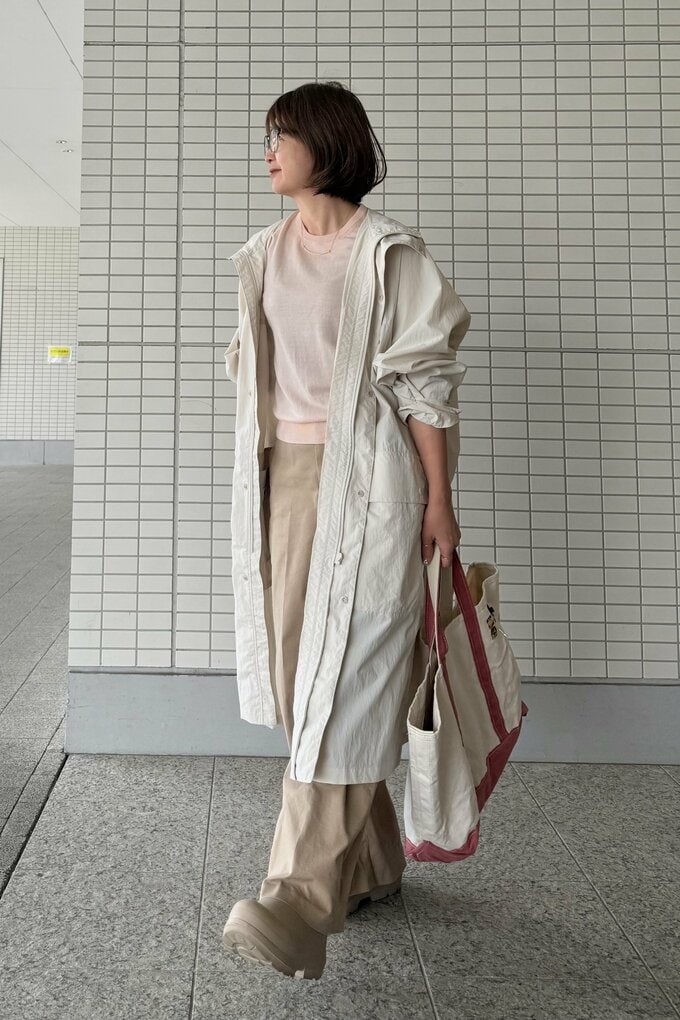 河村さん雨の日コーデ1