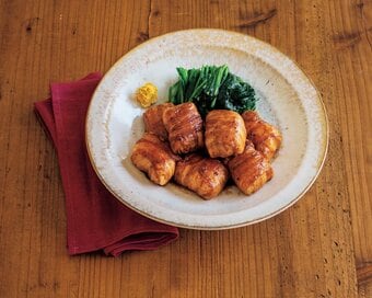 角煮風の豚バラ豆腐。砂糖不使用なのにうれしい甘辛味