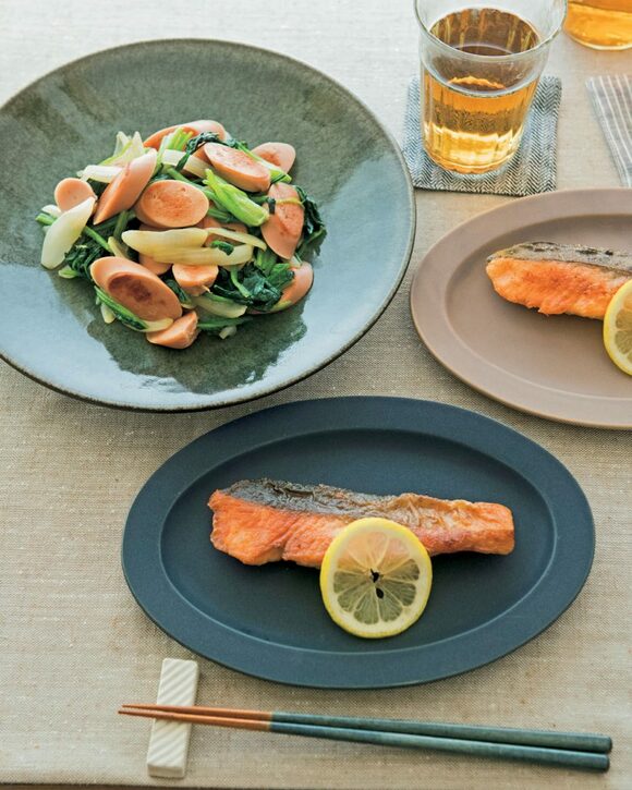 ムニエルと炒め物