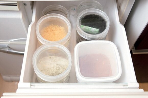 透明のフタだから一目瞭然