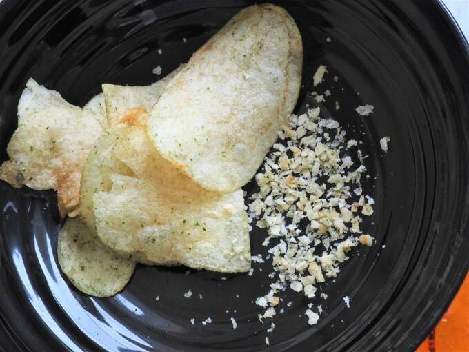 パラパラしたポテトチップス