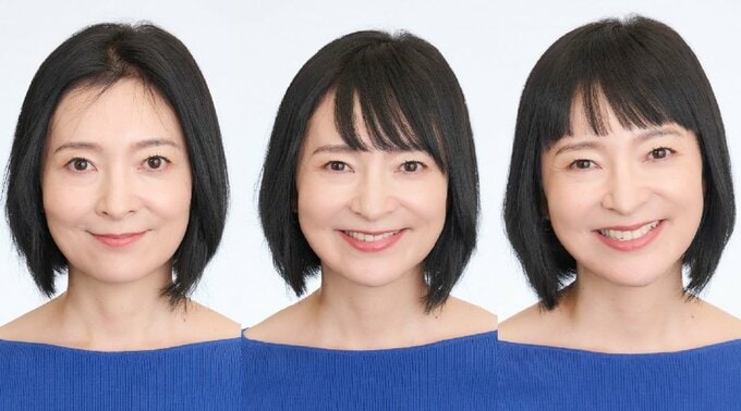 前髪違い3パターン