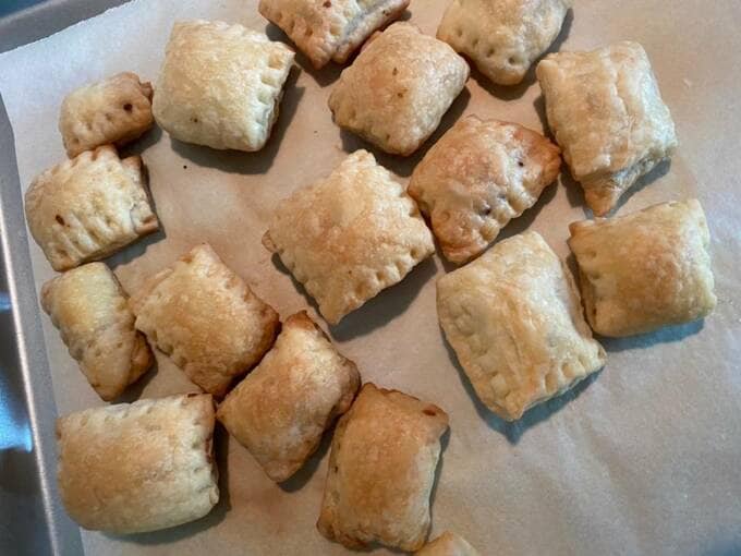 焼いたあとの包みチョコパイ